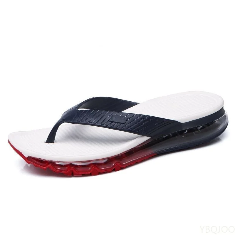 2022 Summer High-Quality Full Palm Air Cushion Slippers Designer Sandals Men Home Casual Shoes Luxury Man Platform Flip Flops