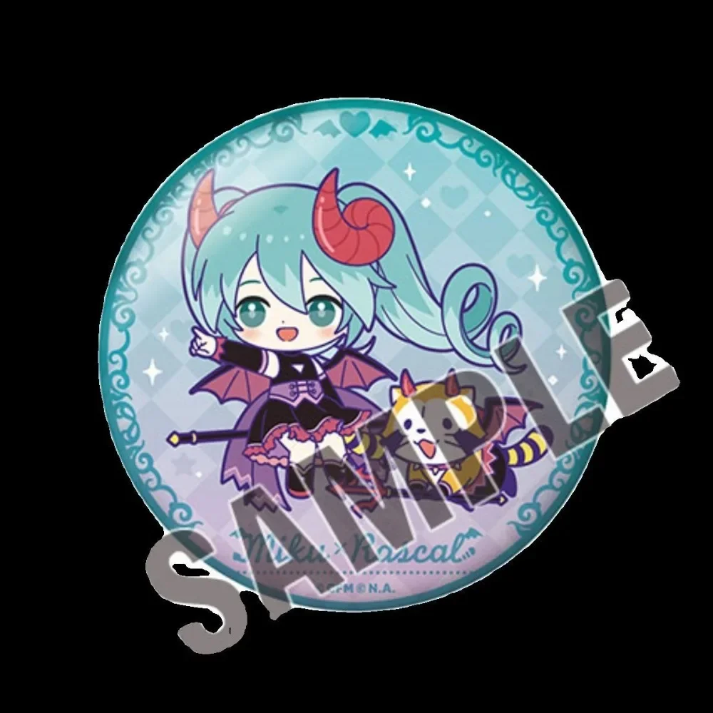 Hatsune miku família emblema kagamine rin hatsune miku anime periféricos uique personalidade série de halloween coleção broche presente