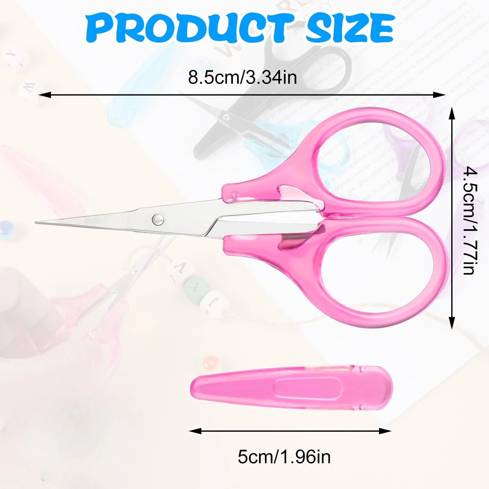 1/6pcs Mini Craft Scissors Set Precision Detail Cutters Ideal for Paper Cutting, Scrapbooking, Beauty & Sewing craft scissors