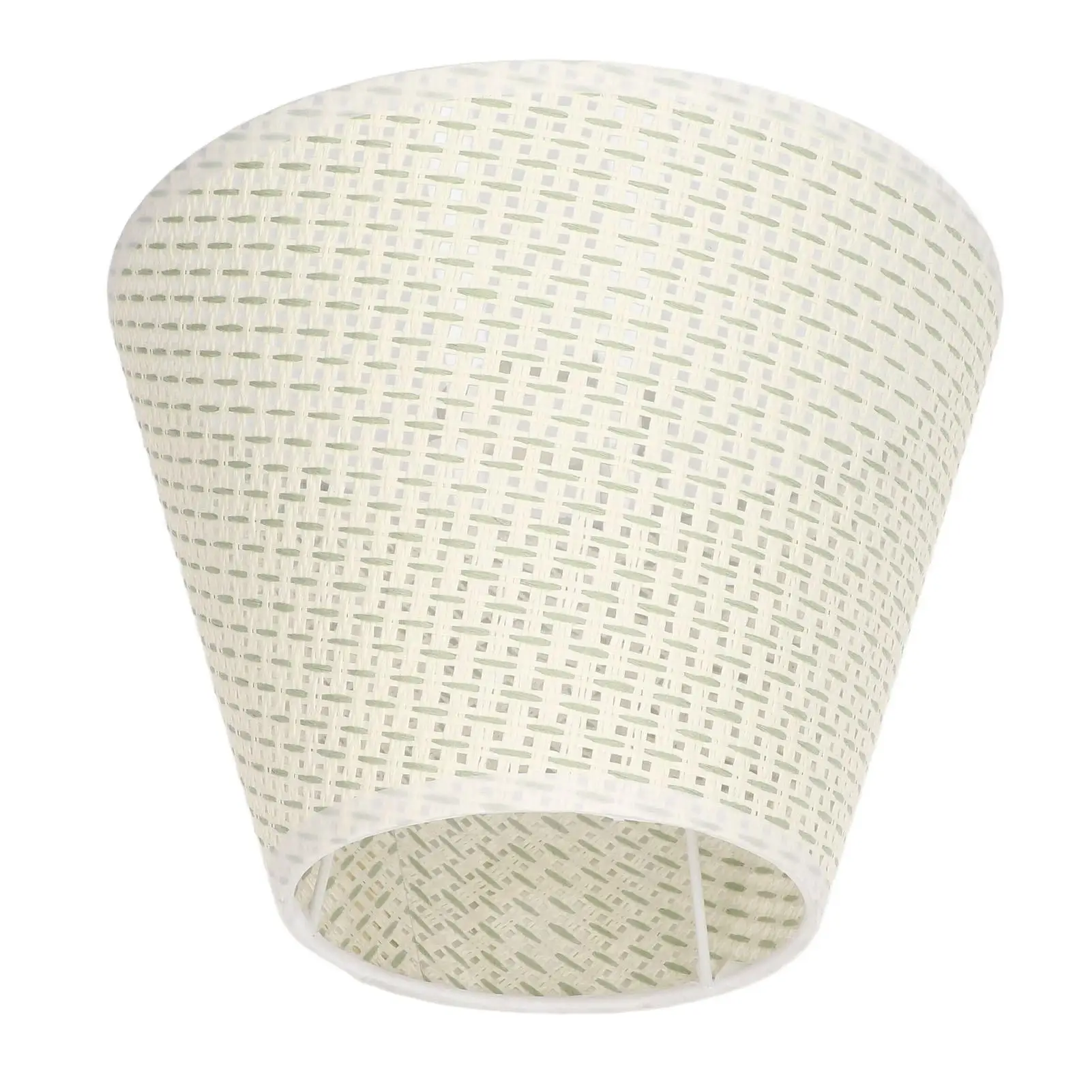 Beige PE Woven Table Lamp Shade for e27 /E14 Bulbs - Durable Woven Lampshade Cover