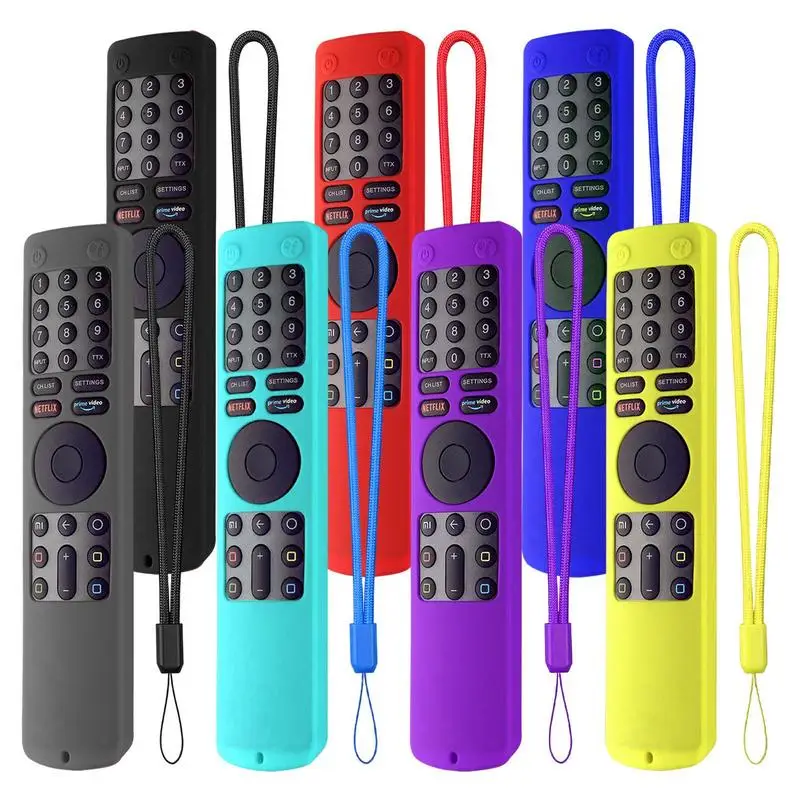 Protective Case For Xiaomi Mi 4S TV Remote Cover Silicone Protective Shockproof Protector With Lanyard Control Holder