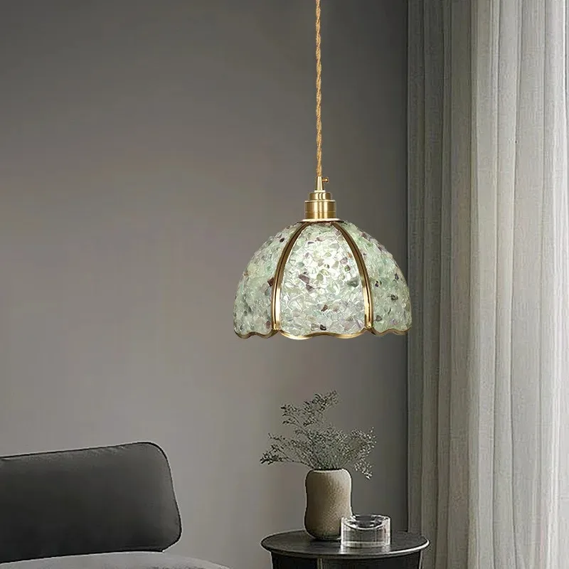 

Американский креативный ресторан, подвесные светильники, светодиодная барная стойка, гостиная, главная спальня, ретро персонализированные хрустальные подвесные светильники