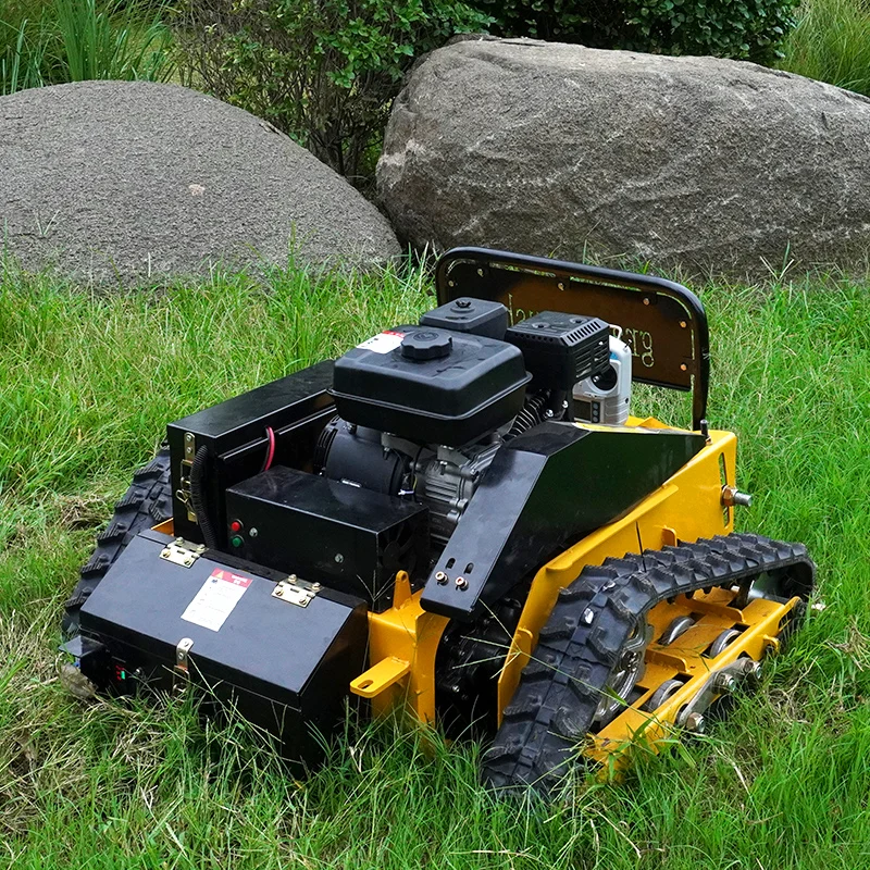 Customized Flail Mower Small Robot Grass Cutter Cutting Remote Control Crawler Lawn Mower