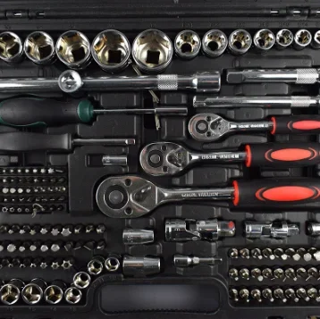 215 pieces set car mechanic tool ratchet socket wrench tool set