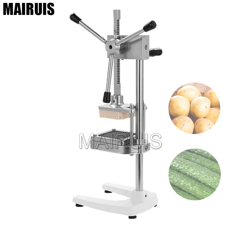 Manual Potato Slicer Potato Chips Maker Potato Cutting Machine Stainless Steel Vegetable Cutter