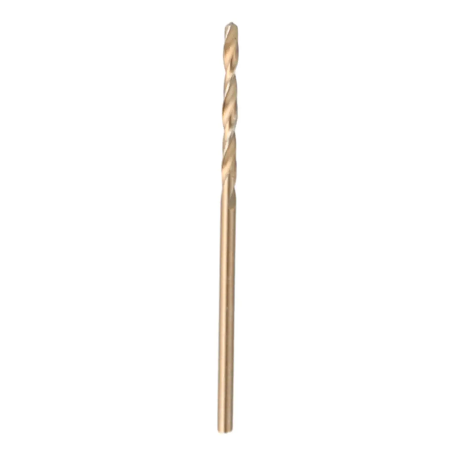 Brocas elétricas de cobalto, m35, aço inoxidável, metal, furos de madeira, haste reta, 1-4mm, 5 pacotes