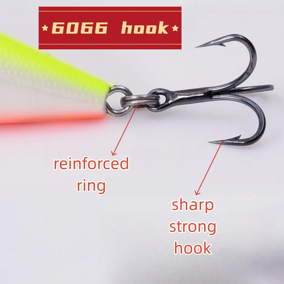 HeyLure Mini Floating Minnow Lure 5g 5.5cm Quality Fishing Accessories with Carbon Hook Popper Pencil Crank Bait Pesca