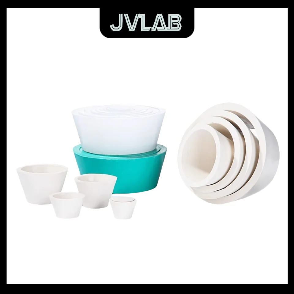

Rubber Silicone Buchner Funnel Holder – 9-in-1 Filter Pad Sleeve Plug Green White Anti-Slip Leak-Proof Seal JVLAB