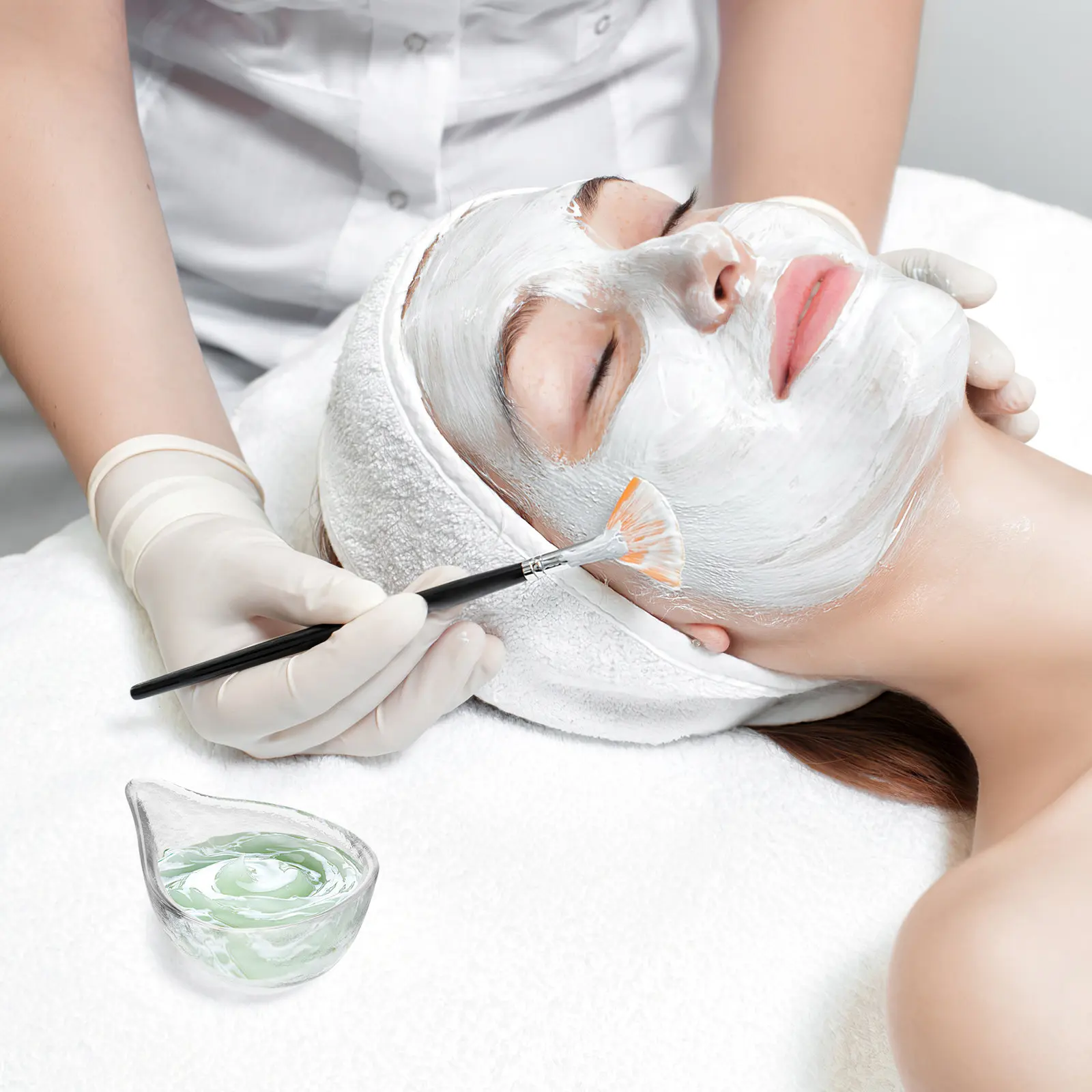 Glass Facial Mask Mixing Bowl Essential Oil Bowl Beauty Salon DIY Mask Tool Home Spa Accessory Essential Oil Holding Container