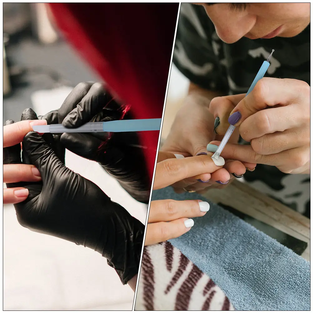 

Набор из 10 двусторонних УФ-ручек для дизайна ногтей и керамики, для DIY маникюра, инструменты для нейл-арта