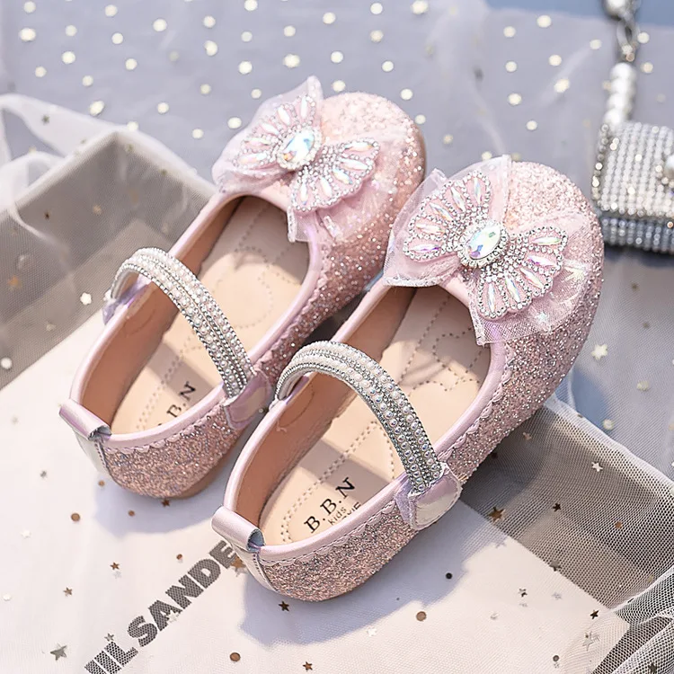 Strass-Haken-und-Schlaufen-Mädchen-Mary-Jane-Schuhe für Partys, Hochzeiten, Shows, elegante, süße Prinzessinnenschuhe – Detail 13