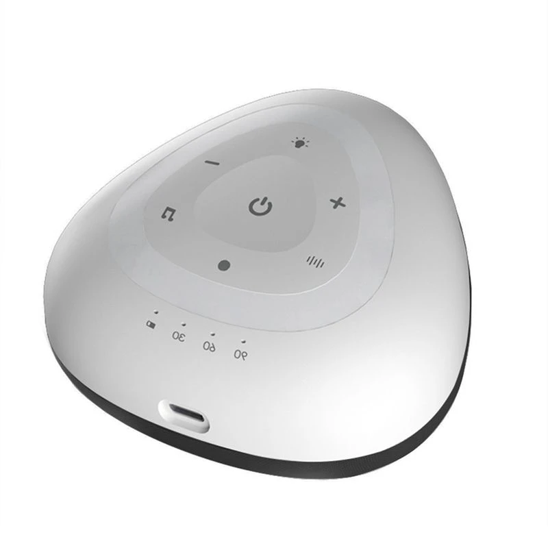 Beauty White Noise Sleep Instrument Sleep Aid Device Pressure Relief Relaxation 28ED Black&White