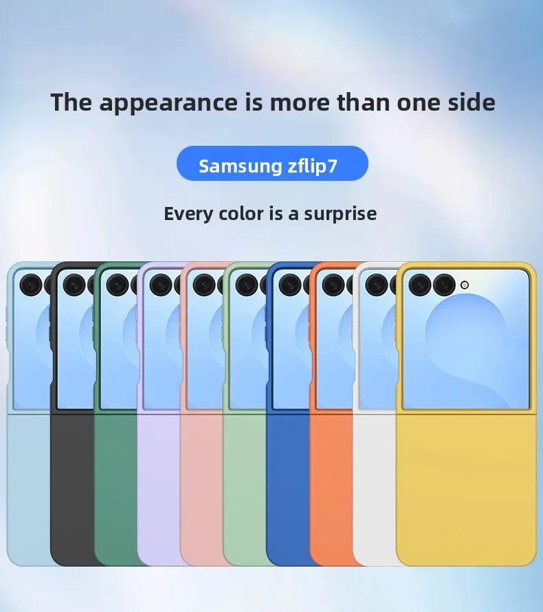 Handyhülle für Samsung Z Flip 8 7 FE 6 5 4 3 Flip7 Flip6 Flip5 Flip8 5G Schutzhülle Schlank Dünn Süßes Candy-Design Angenehmes Hautgefühl – Detail 23