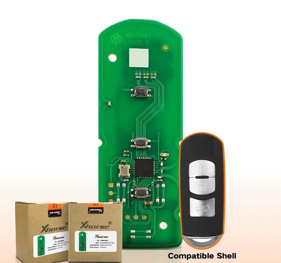 Xhorse VVDI PN XZKA82EN XZPG00EN XZBTM1EN XZKA83EN XZKA81EN XZMZD6EN Special PCB Board Universal Smart Remote Overseas Type