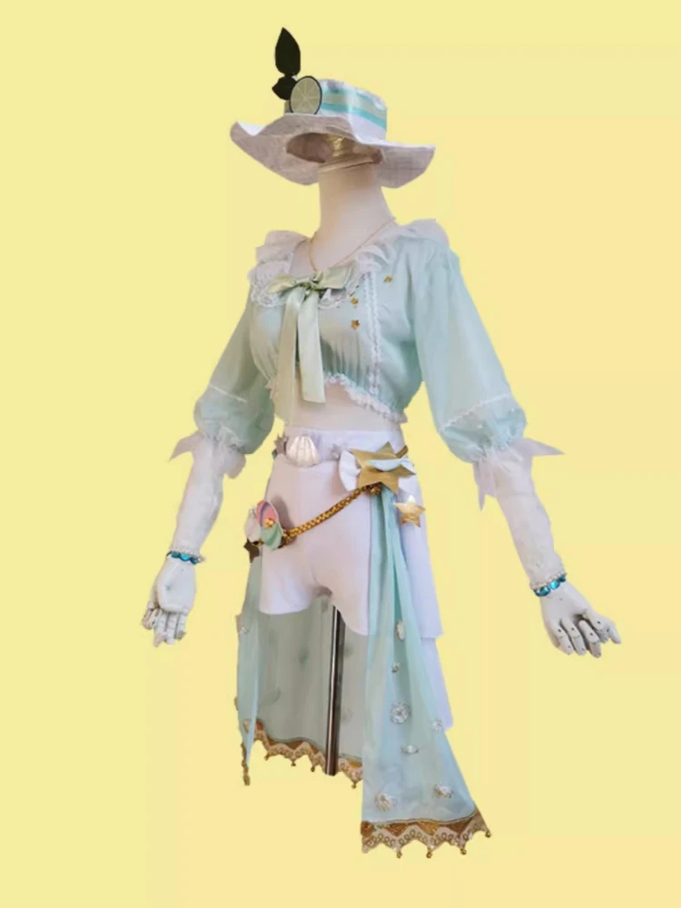 

Demi Bourbon Cosplay Costume Game Identity V Anime Women Fashion Uniform Barmaid Role Play Clothing Halloween Outfit Stock 2025