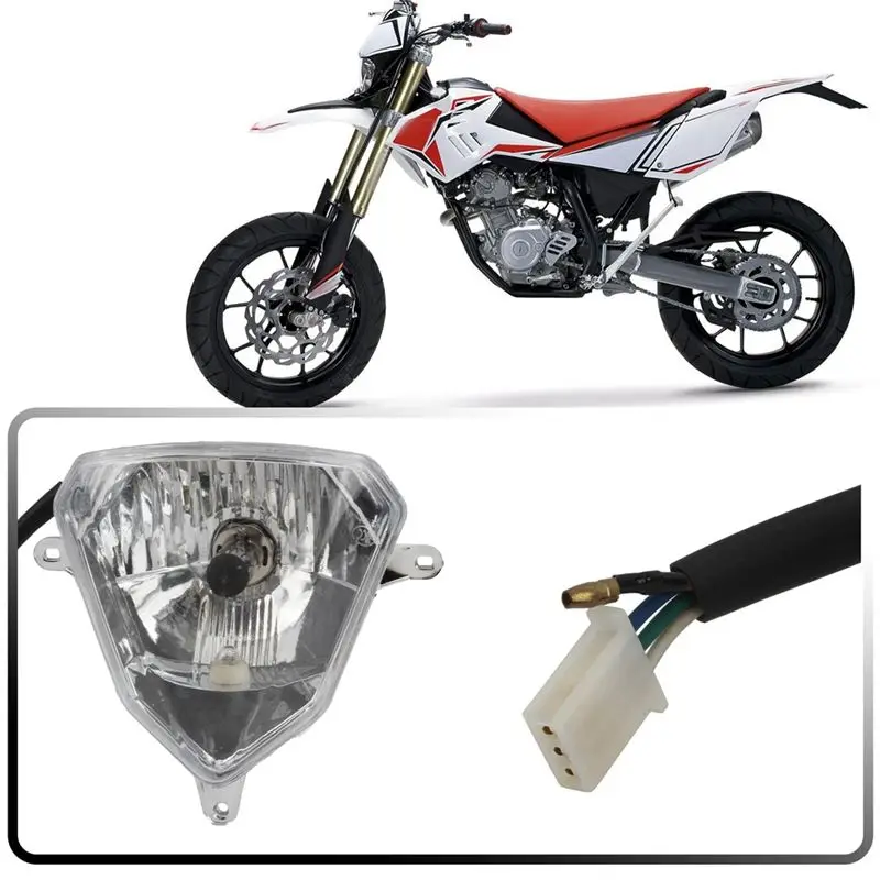 Authentic Motorcycle Headlight Halogen Headlight Wick Running Light For Beta RR Racing 125-480 Beta RR 125-50 LC X-Trainer 250/3