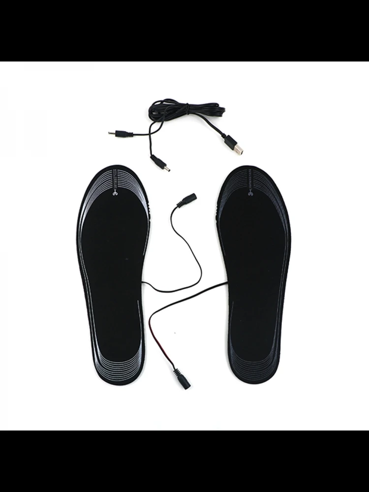 AliExpress Heated Insole for Men Women Cuttable USB Powered Electric Heating Shoe Inserts Foot Warmers for Winter Camping Skiing Cycle