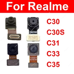 For Realme C30 C30S C31 C33 C35 Front Back Rear Camera Main Camera  Small Selfie Camera Flex Cable Module Repair