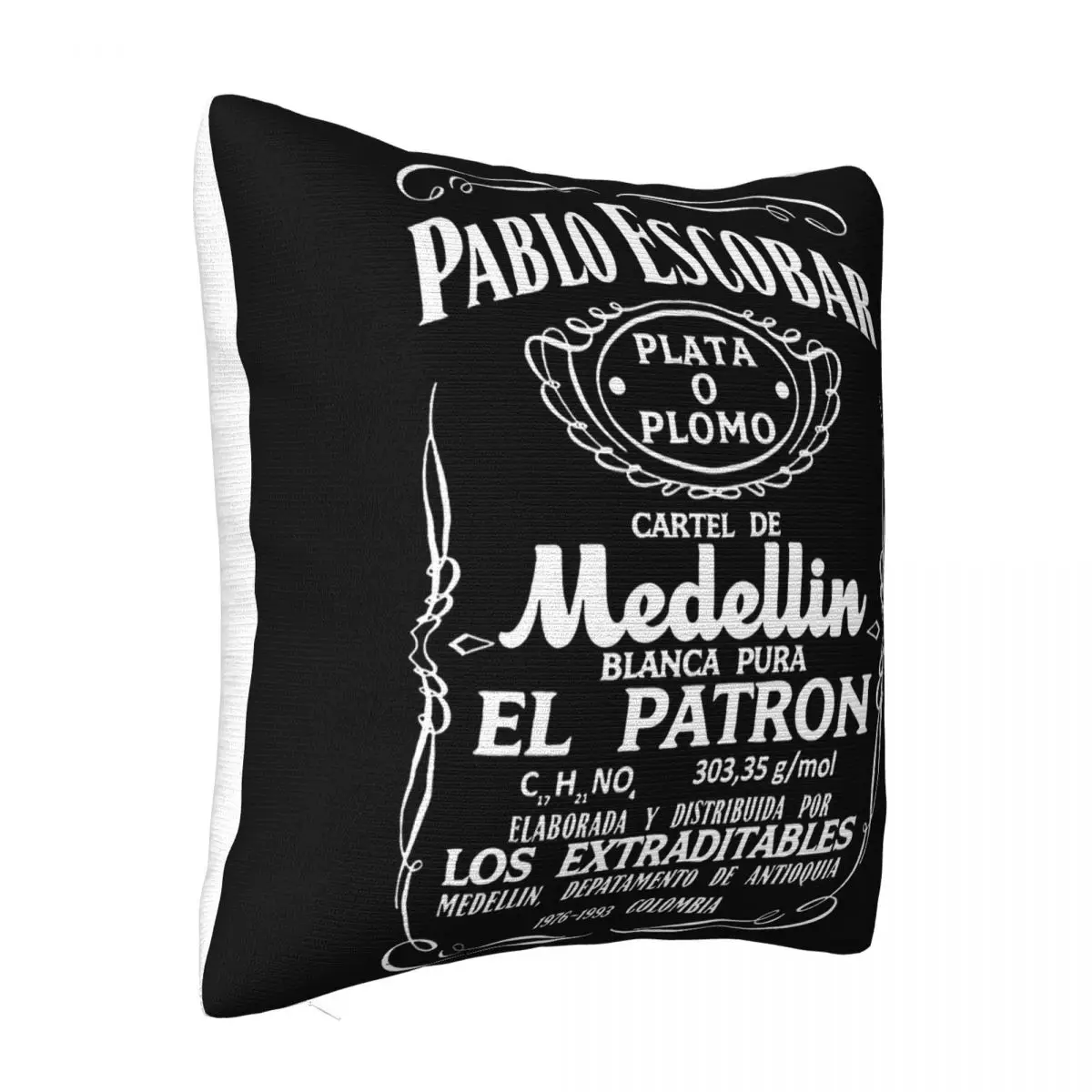 Pablo Escobar Graphic Plata O Plomo El Patron Mens Women Men Cheap Price Text Formal Pillow Case