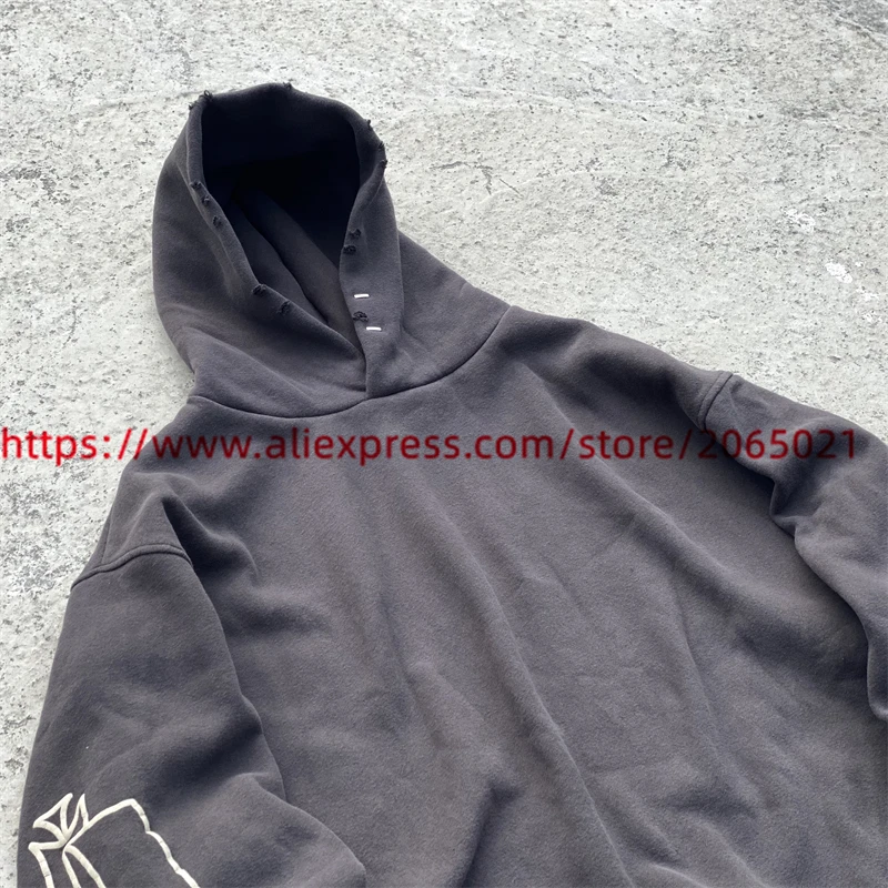 Cetak busa Hoodie merah hitam hijau pullover Kualitas Terbaik Wanita Pria