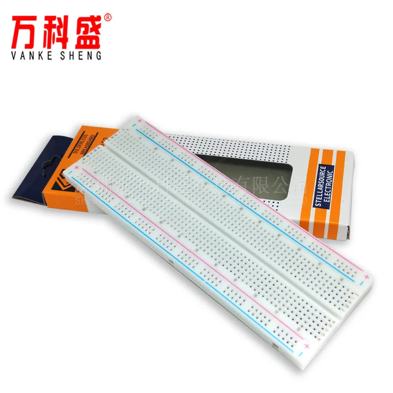 Breadboard MB-102 830 Points Solderless Prototype Board Circuit Board Experiment Board 165X55X10MM Electronics DIY Project For