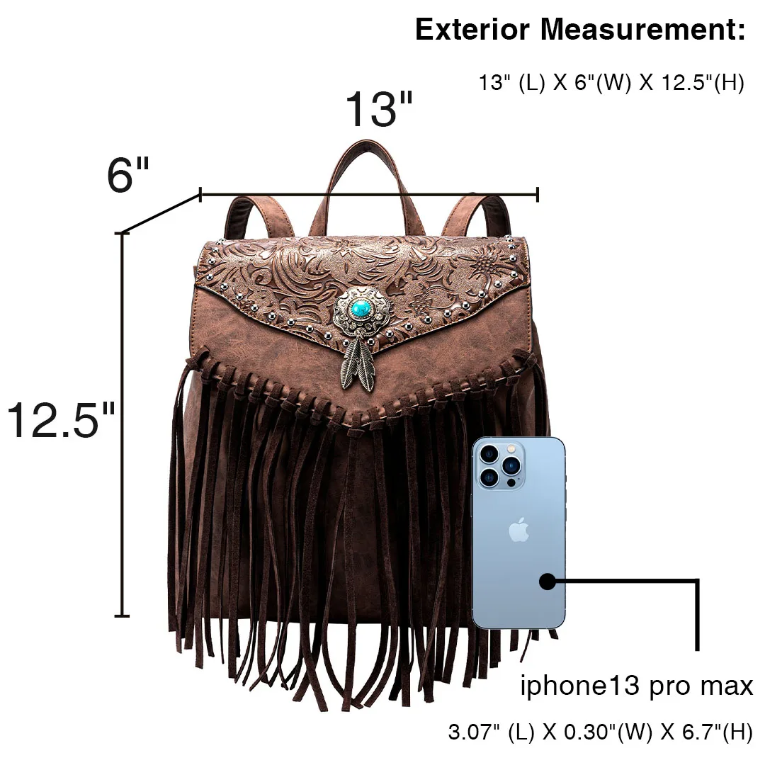 Celela Original Designer Backpacks Vintage Messenger Bag Female Large Capacity Tassel Shoulder Ladies Bags WesternTrend Purses