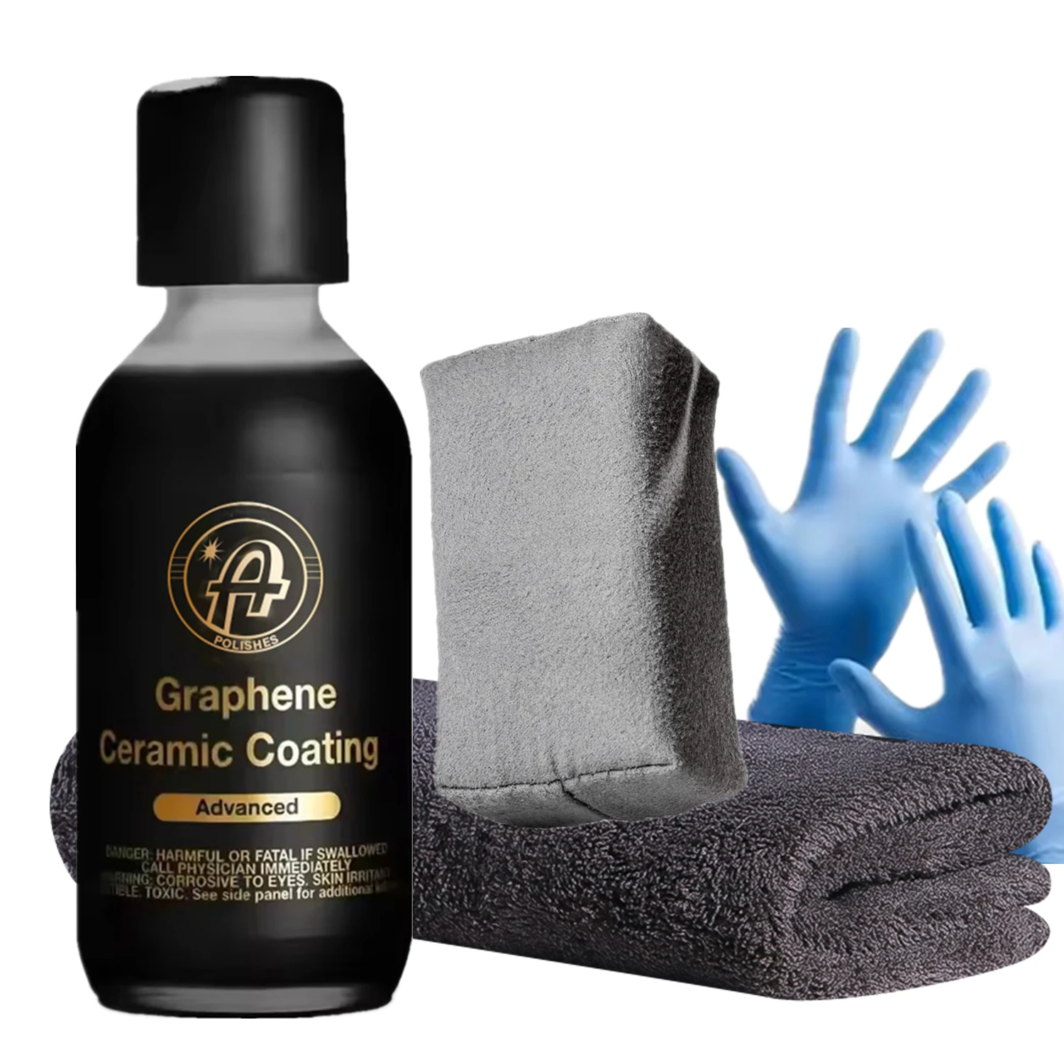 

Polishes Advanced Graphene Ceramic Coating 10H Coating for Auto Detailing, 9+ Years of Car Protection with UV Technology