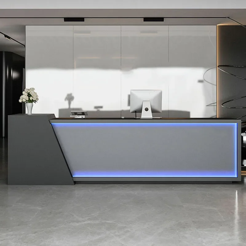 White Restaurant Tables Front Desk Lectern Pulpit Podium Stand Register Shop Counter Standing Office Pulpitos Bureau Furniture