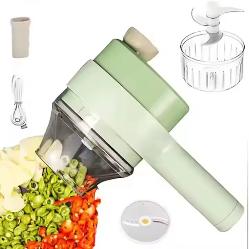 

Cutter Multifunctional Electric Garlic Vegetable Cutter Stainless Steel Vegetable Cutter American Kitchen Accessories