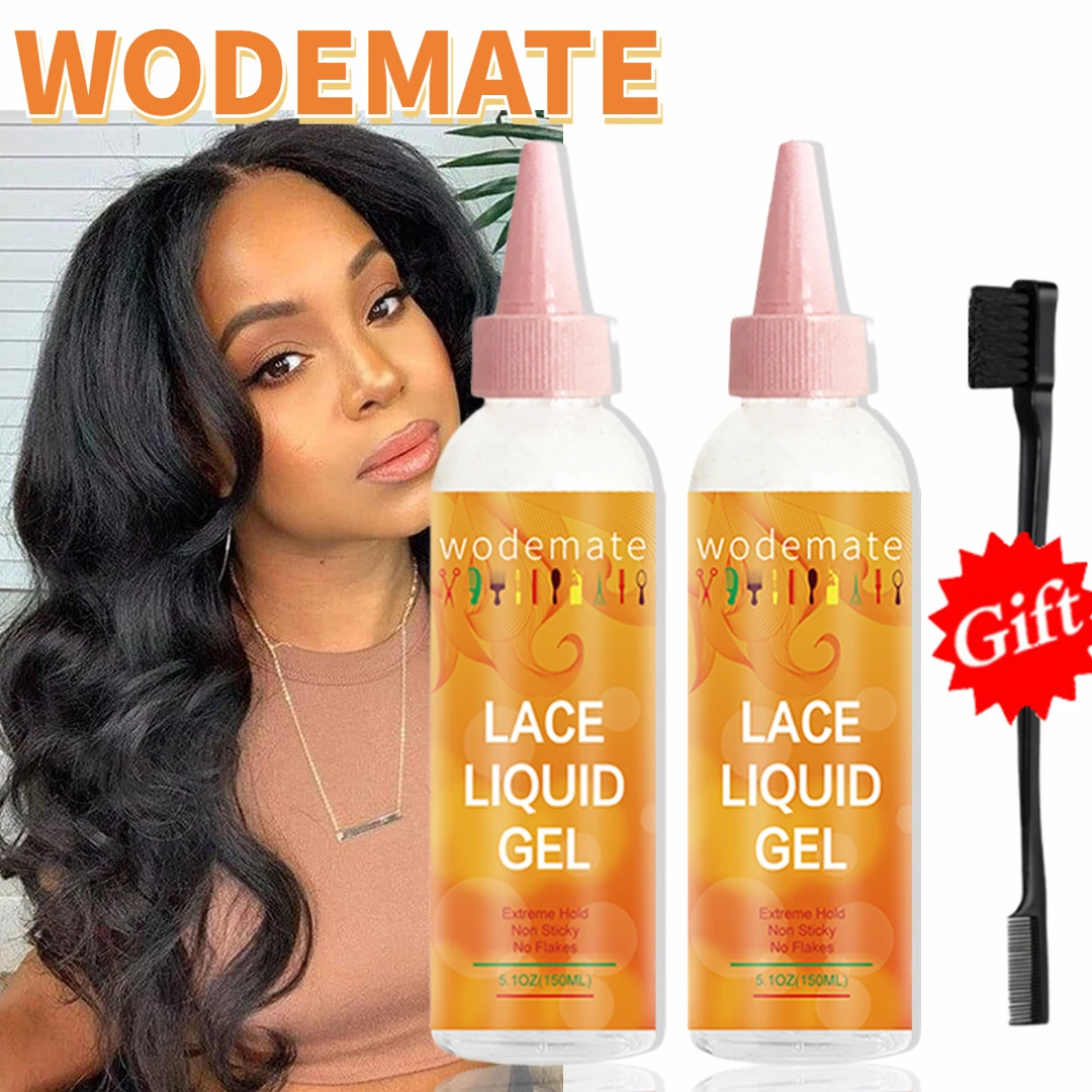 Liquid Gold Lace Glue for Wigs Glueless Lace Glue Gel Temporary Hold Lace Bonding Glue Invisble Wig Adhesive For Hair Systems