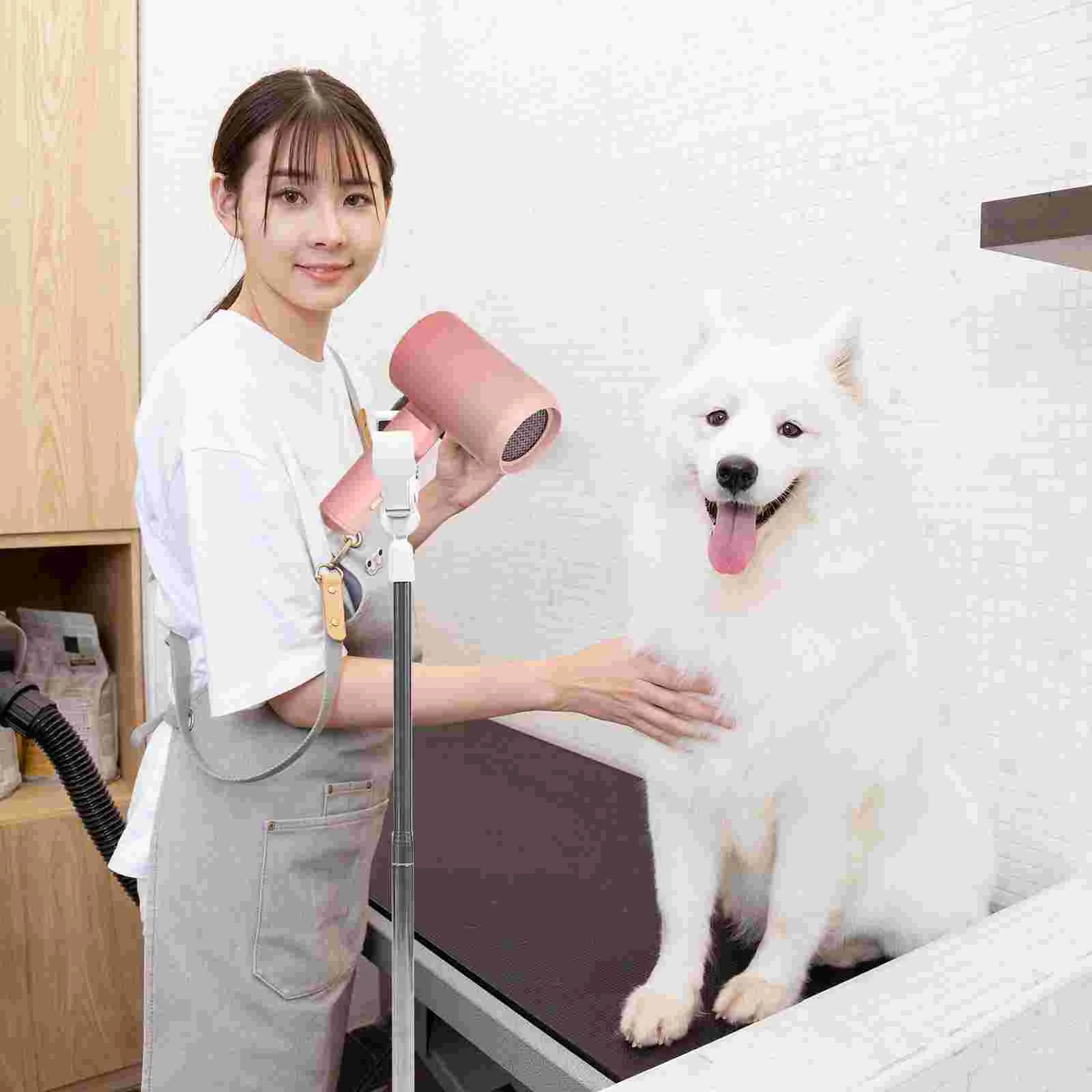 Hair Dryer Holder Standing Blow Hairdryer Rack Support Pet Grooming Tool Dog Hands Free