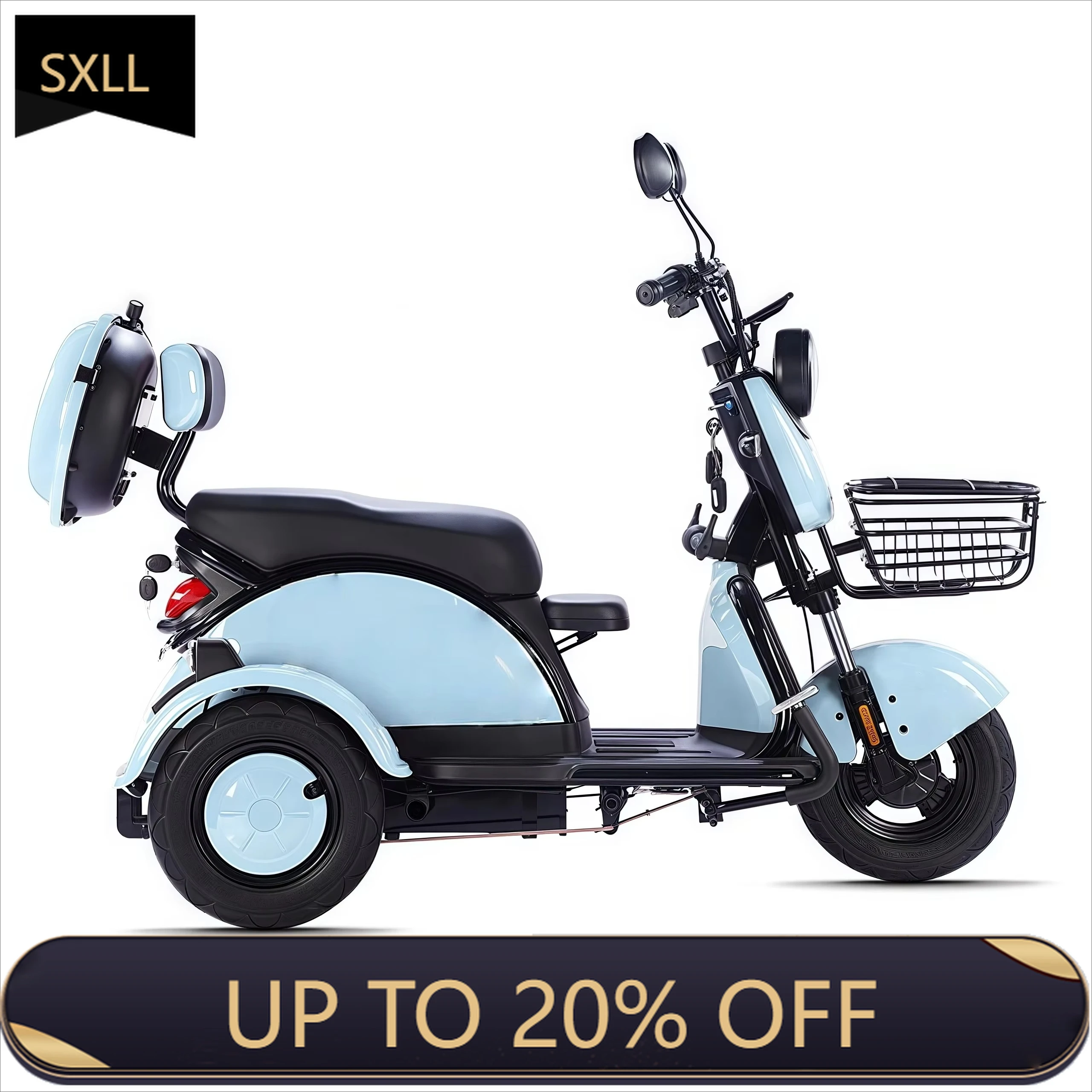 

Производители SXLL оптом продают недорогие электрические трициклы с передними и задними барабанными тормозами и вакуумными шинами.