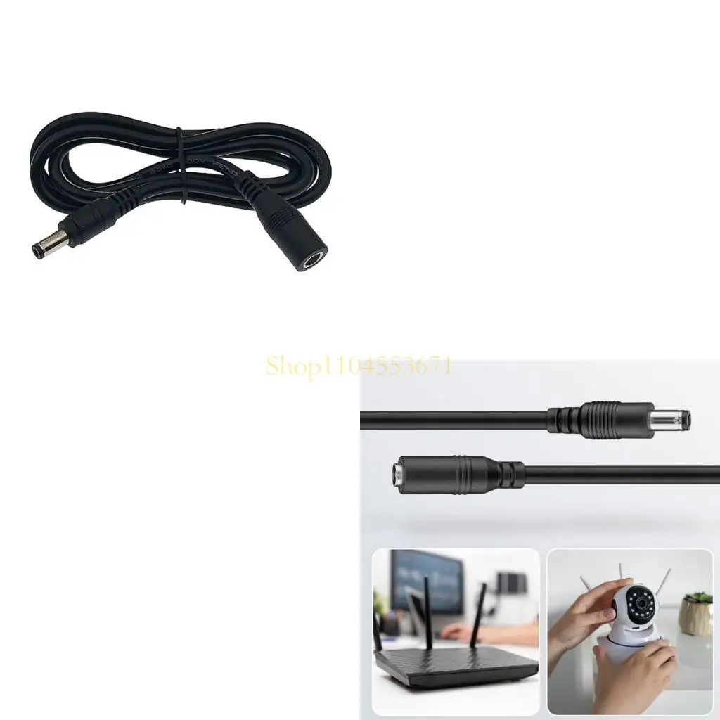 Best Seller Reliable DC5.5X2.1Mm Power Supply Cable 1V 36V Voltages Ranges 10A Capacity Extension Cable For Electronic Devices