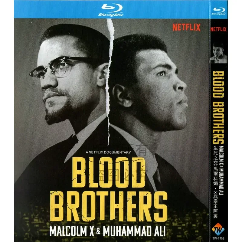 Documentary, Life and Death: Malcolm and Muhammad Ali high definition 1080p Blu-ray 1 disc
