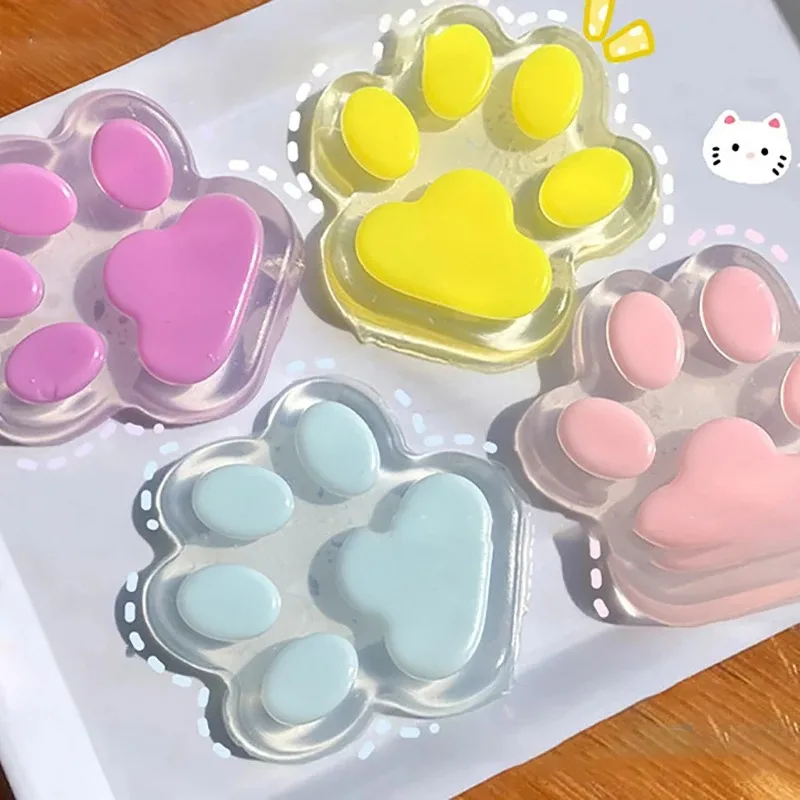 5/1PCS Squeeze Super Large Cat Paw Cute Cat Foot Slow Rebound Soft Jelly Pinch Decompression Squeeze Anti Stress Release Toys