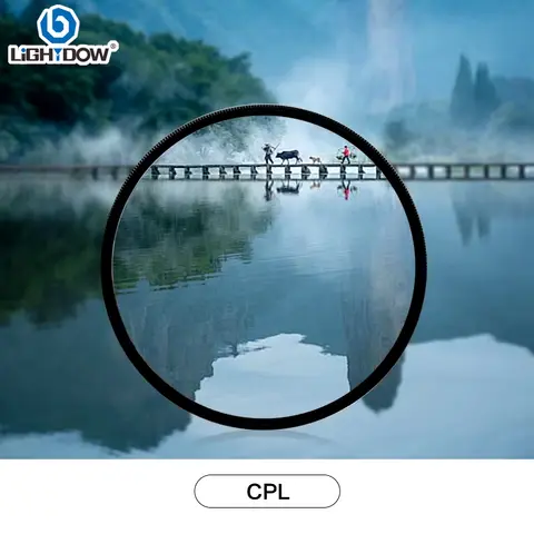 Lightdow Universal UV CPL ND8 3 i 1 Kits Linsfilter 49 52 55 58 62 67 72 77 82mm för Kamera Linsfilter Kits Cannon Nikon Sony 8 best sales Sony Handycam - №5
