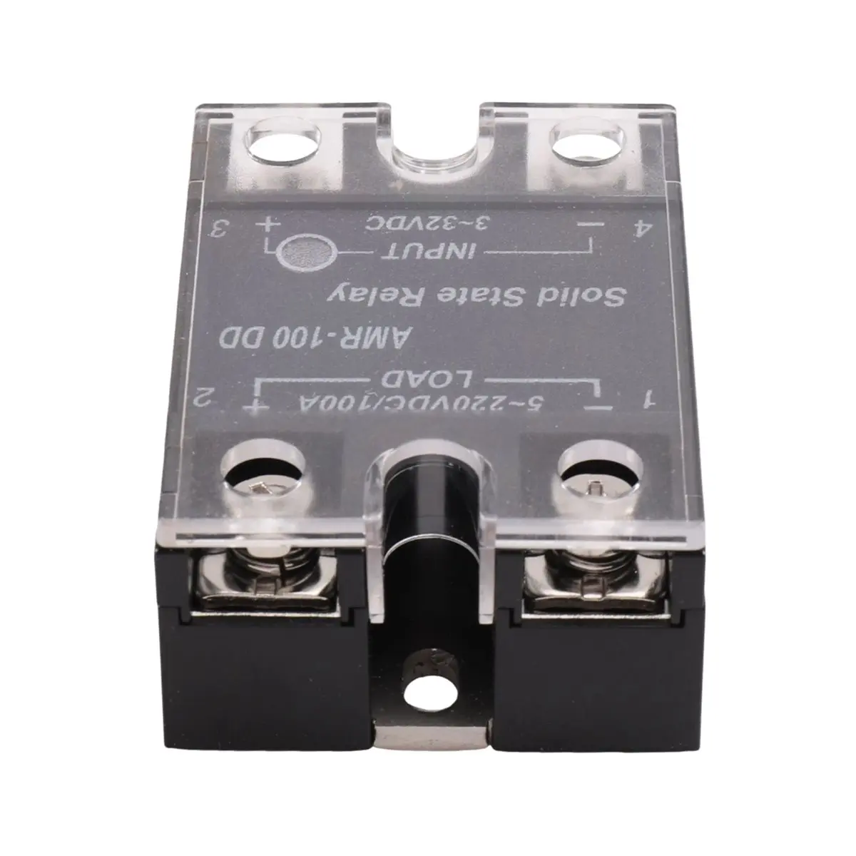 DC to DC Solid State Relay 12V 24V DC Input 200VDC Load Voltage Regulator Tramsformer Power Protection 100A SSR
