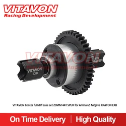 VITAVON Center Full Diff Case Set 29MM 44T SPUR For Arrma 6S Mojave KRATON EXB