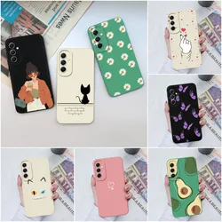 For Samsung Galaxy A34 A24 A54 Phone Case Shockproof Liquid Silicone Soft TPU Back Cover For Samsung A 34 A 24 A 54 Fundas Coque