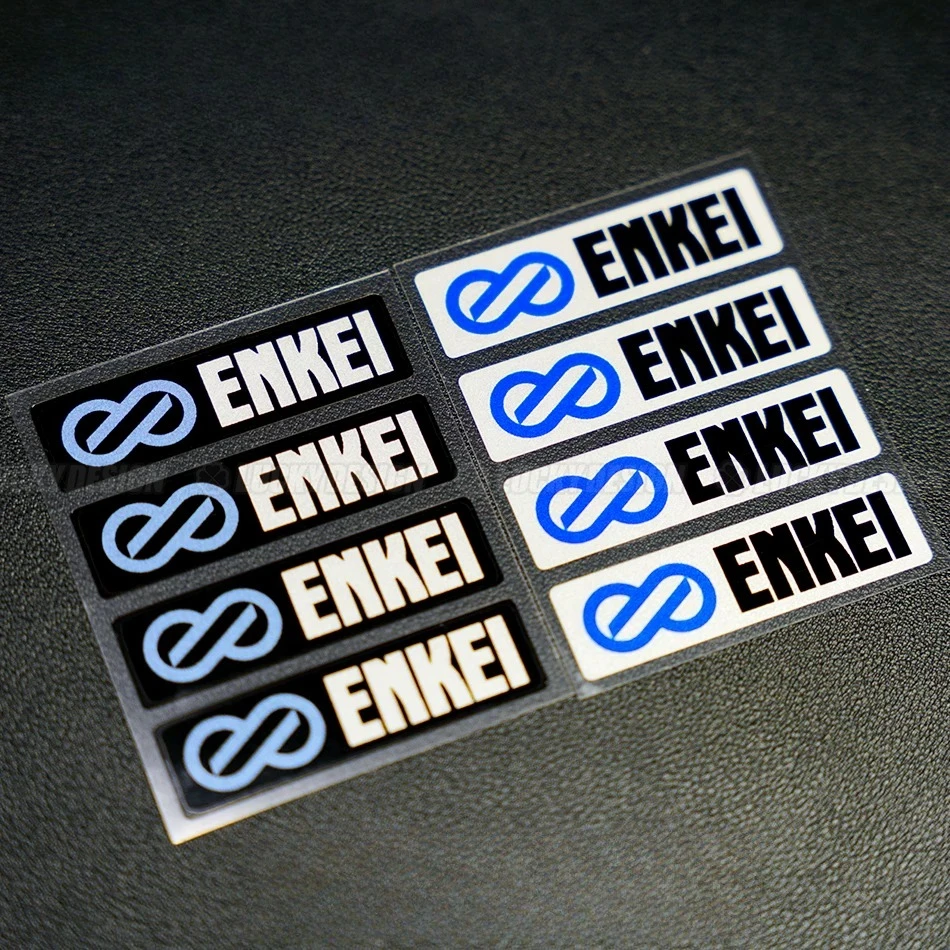 Waterproof Vinyl Decals, JDM Wheel Rim Decor Stickers for Modified Automobile and Motorbike