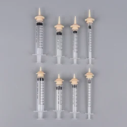 Pet Feeding Nipple For Puppy Dog Cat Hamster Feeding Pacifier Medicine Feeding Oral Syringe With Silicone Nipple Feeder
