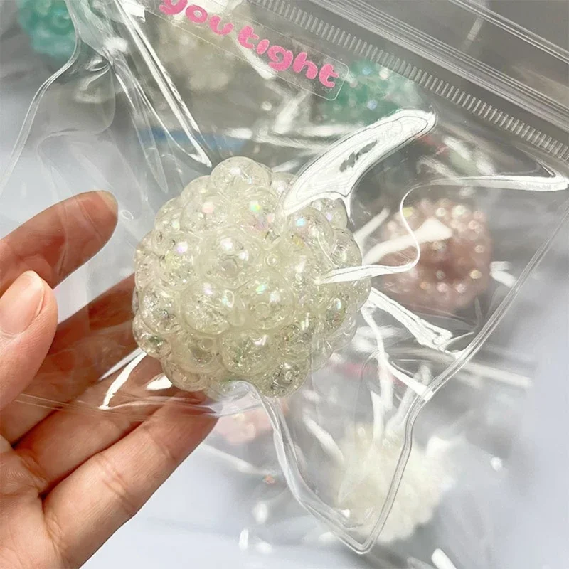 Piłeczki antystresowe z koralikami, zabawki sensoryczne dla dorosłych i dzieci |   Piłeczki antystresowe do ściskania na stres i niepokój, wspomagające koncentrację u osób z ADHD i autyzmem.