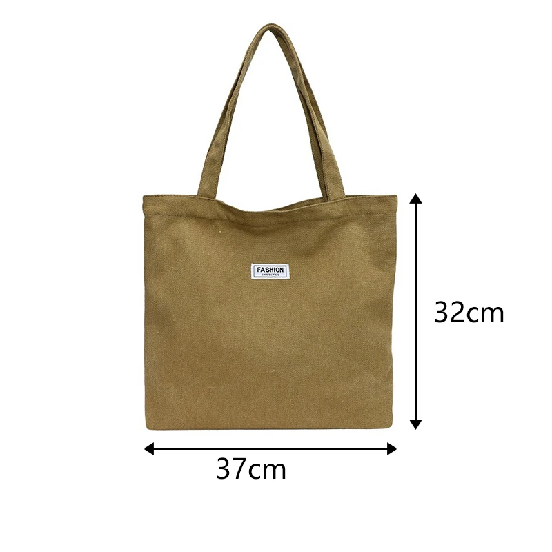 Thickened Washed Canvas Bag Women's Large-capacity Tote Bag Simple Commuting Hand-held Oxford Cloth Large Bag Single Bag