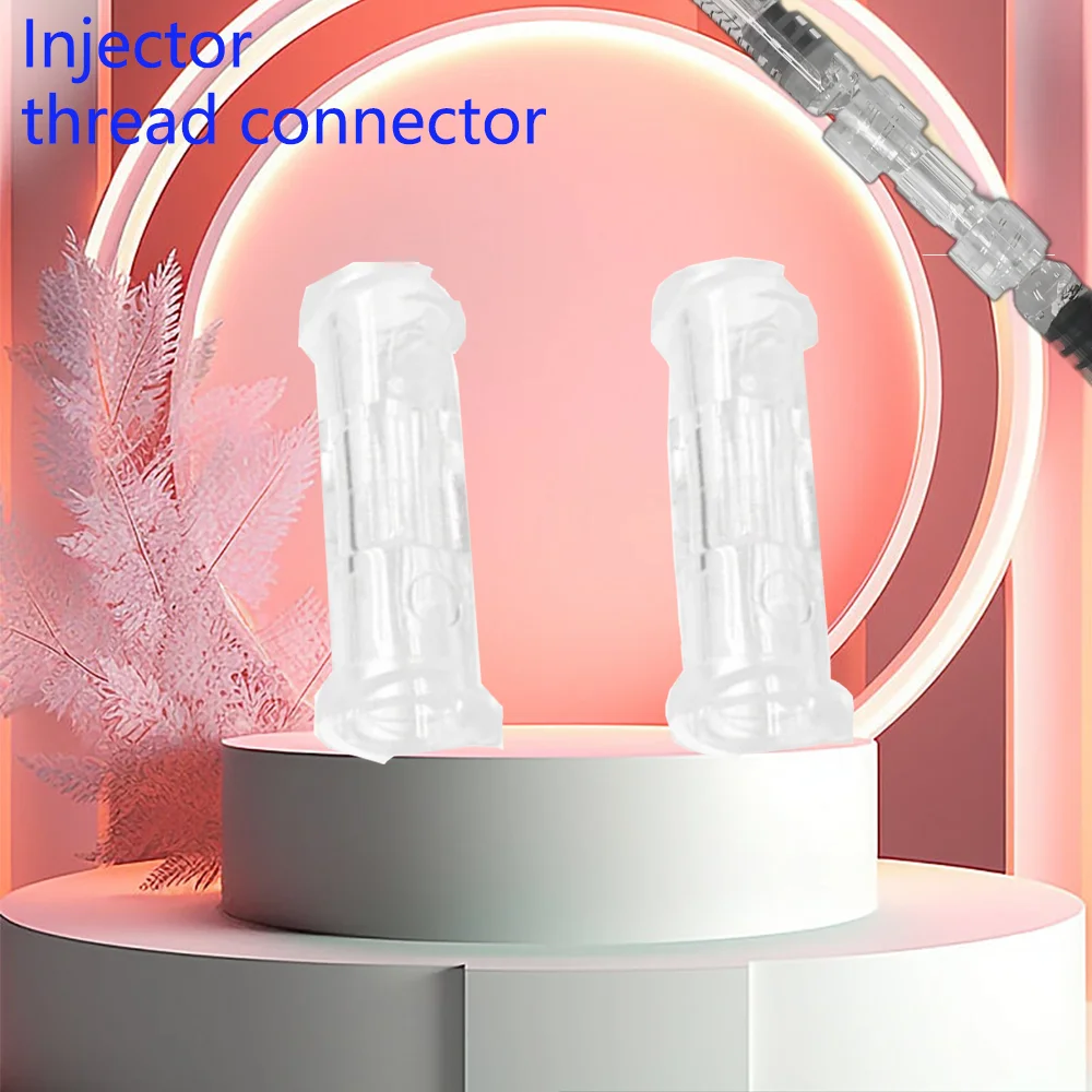 Luer Thread Connector Pp Material Transparent Syringe Double-Way Connector Easy And Durable Use In Sterile Environment Drug Guid