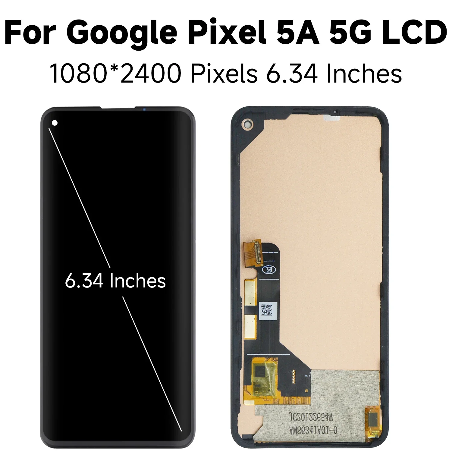 Incell Screen For Google Pixel 5A LCD Display Touch Screen Sensor Digitizer Assembly For Pixel5a Screen Replacement