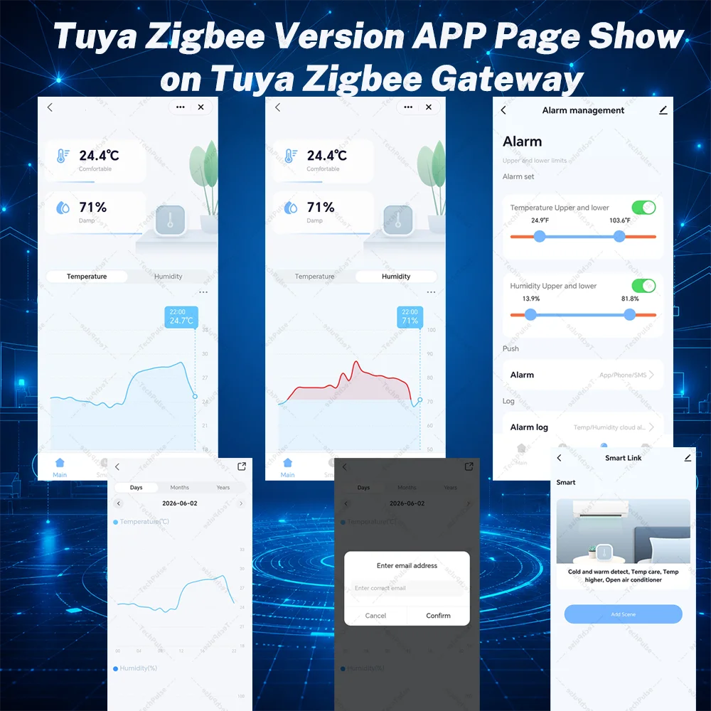 Czujnik temperatury i wilgotno – Smart Home Zigbee 3.0 recenzja i cena