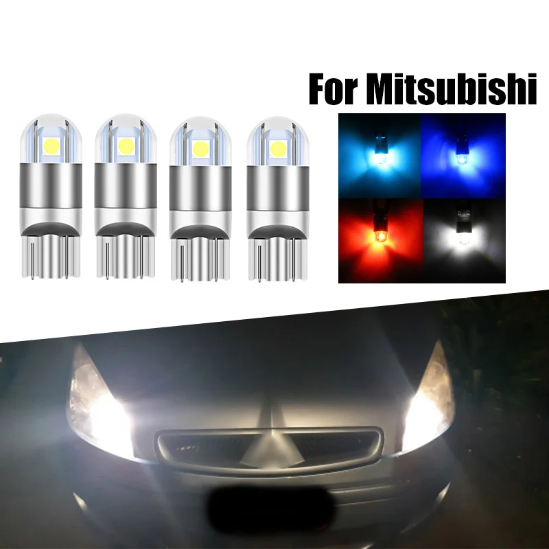 10pcs W5W T10 Canbus LED Parking Light For Mitsubishi Lancer 7 8 Outlander Pajero Shogun V80 V93 V97 V98 ASX Colt Galant Grandis