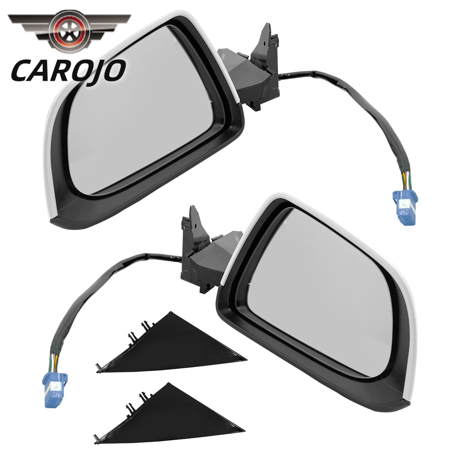 Door Mirror Assembly Rear View Mirror Left Right Compatible with Tesla Model 3 2017 2018 2019 20 21-23 Replace 51167177128