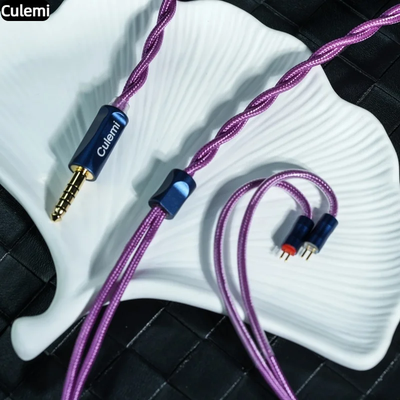 Kabel słuchawkowy Culemi-07 2-żyłowy 2.5/3.5/4.4mm MMCX/QDC/0.78 2Pin 6N OCC Zamiennik Ulepszony Kabel Zbalansowany — zdjęcie produktu 4