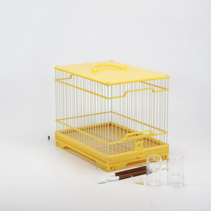 

Outdoor Budgie Plastic Bird Cages Parrot Accessories Garden Portable Bird Cages Canary Park Jaula Pajaros Birds Supplies WZ50BC